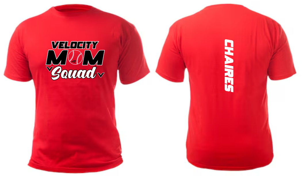 Velocity Mom - Short Sleeve Drifit or Cotton Shirt