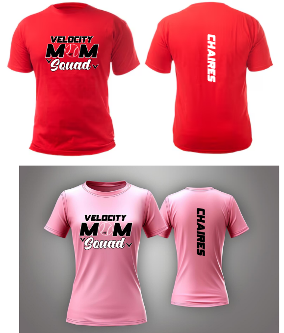 Velocity Mom - Short Sleeve Drifit or Cotton Shirt